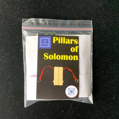 MilesMagic Magician's Pillars of Solomon Gimmick | Ribbon Passing Thru Blocks | Real Mentalist Street Illusion Cut and Restore Close Up Stage Magic Trick - Image 5