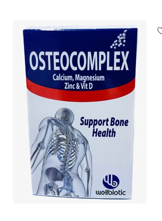 Osteocomplex Calcium, Magnesium, Zinc & Vit D Tablets for Bone Support 60's