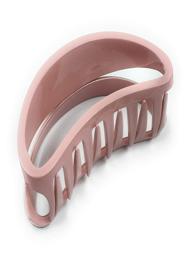 Fairytale Maroon,Pink Resin Plastic D Shape Big Hair Clutcher Clip/Claw For Girl/Women .Size 4 inches Approx. (Set Of 2). - Image 5