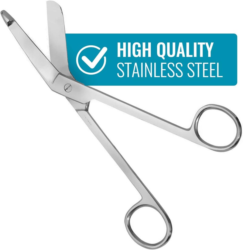 Mabis Precision Lister Bandage Scissors Shears - Stainless Steel, 7.25 inches - Image 4