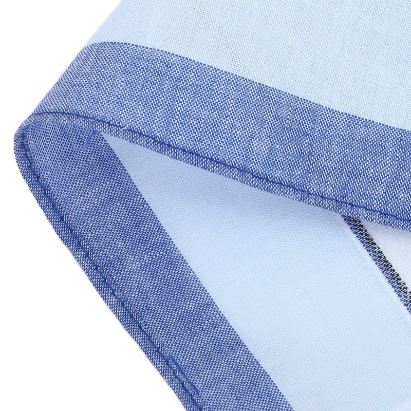 12pcs Simple Mens Handkerchief Cotton Sweat-absorbent Hankies Hand Towel (Mixed Color) - Image 3