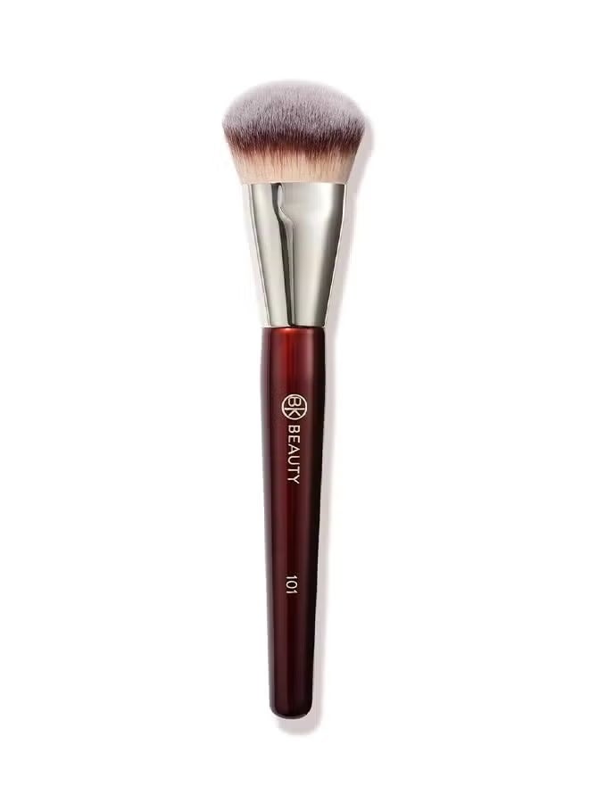 BK BEAUTY Brushes - 101 Contoured Foundation Brush - Foundation Makeup Brushes - Face Brush For Liquid Or Cream Foundations - Image 2