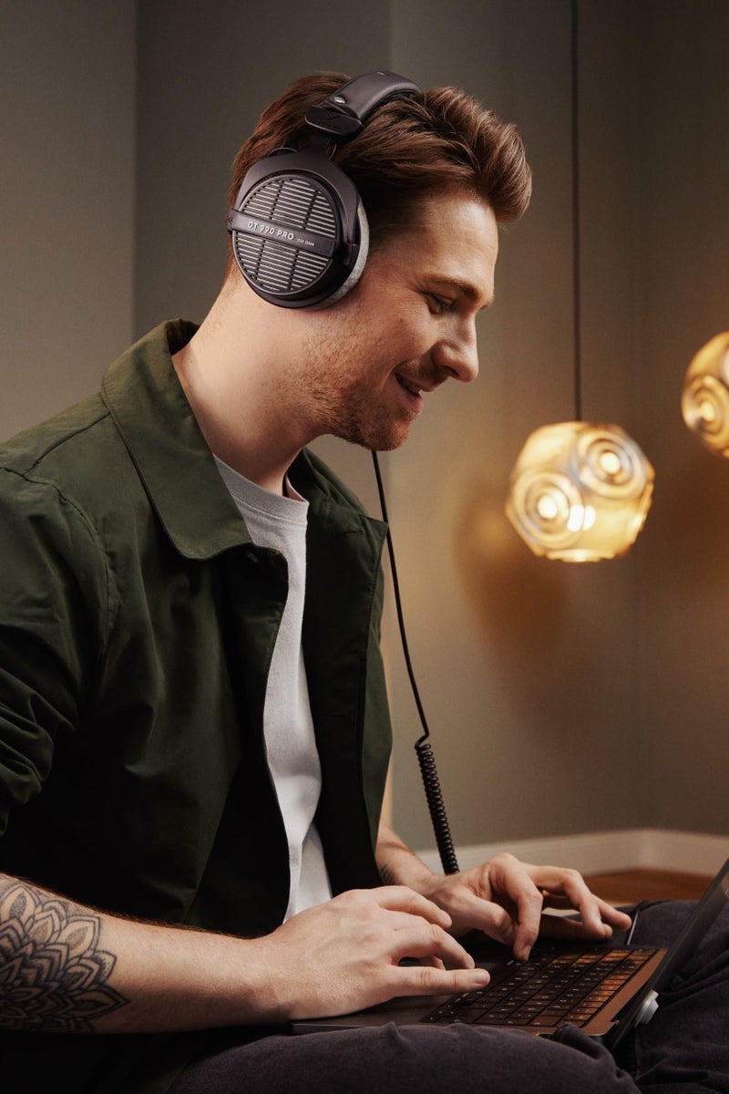 Beyer Dynamic beyerdynamic DT 990 Pro 250 ohm Over-Ear Studio Headphones For Mixing, Mastering, and Editing  - Image 5