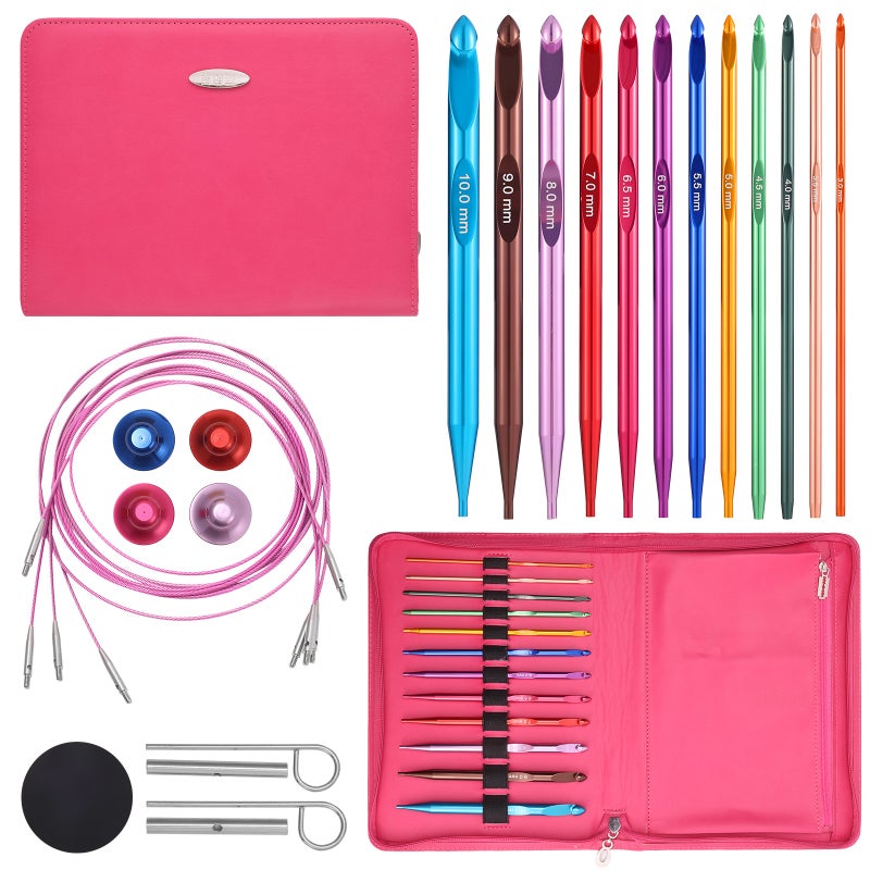 tunisian crochet hooks set - Image 1