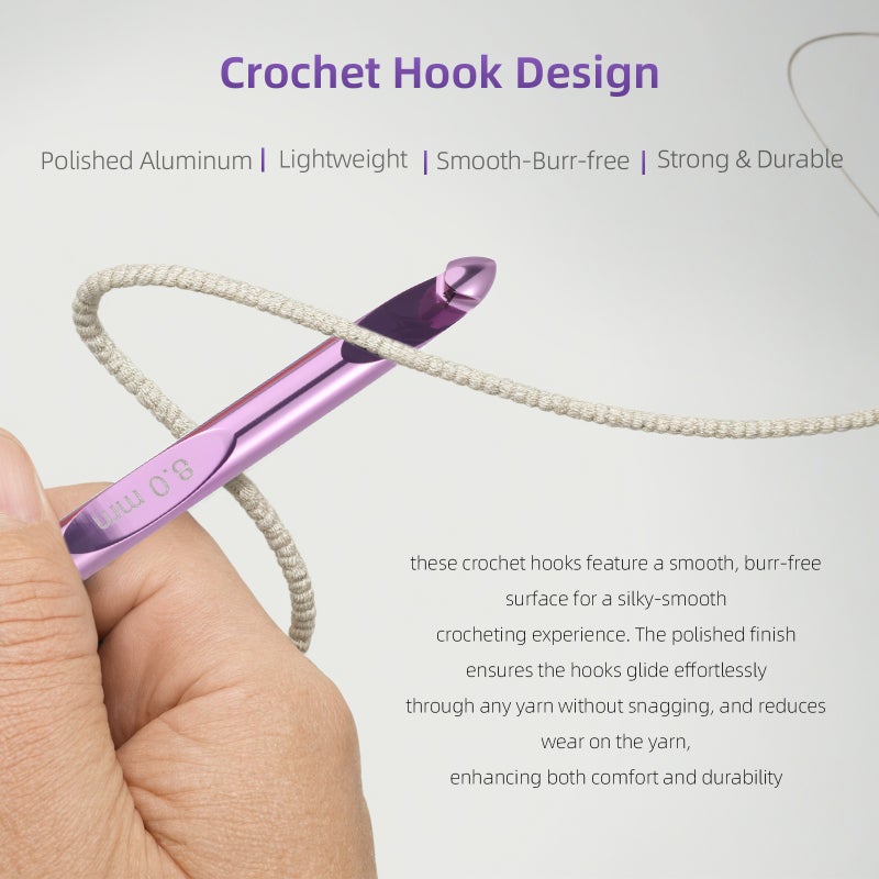 tunisian crochet hooks set - Image 4