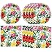 DURYGEN 40PCS Hawaiian Luau Party Decoration Luau Decoration Aloha Tropical Palm Leaves Tableware Supplies Hawaii Disposable Plates Napkins Party Supplies for Birthday Summer Kid - Image 3