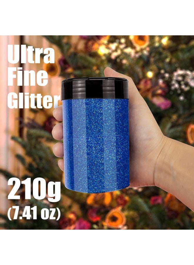 Estanoite Iridescent Ultra Fine Glitter Powder 7.41Oz/210G Rainbow Resin Glitter Pet Flakes Crafts Sequins Epoxy Chips Flakes For Tumblers Slime Making (Dream White) - Image 4