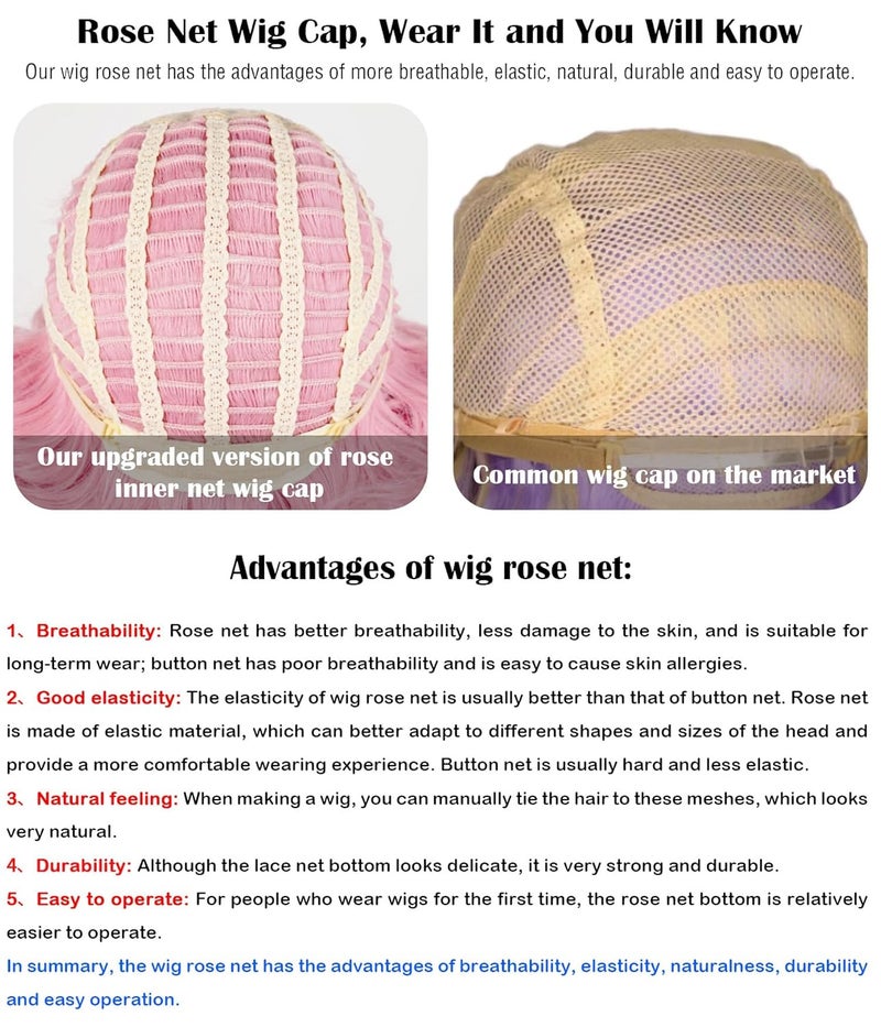 LABEAUTÉ Anime Short Pink Cosplay Wigs With Bangs Unisex Spiky Fluffy Heat Resistant Wig Hair for Party and Halloween for Gift + Free Cap - Image 2