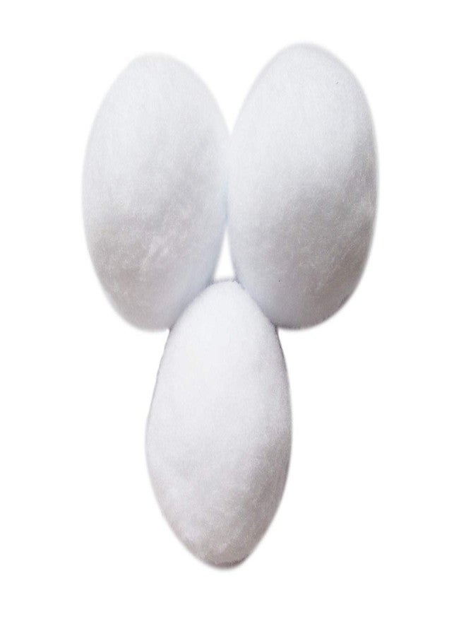 YYCRAFT 25pcs Jumbo Craft Pom Pom,3" Pom Pom Balls for DIY Creative Crafts Decorations,Indoor Snowball Fight(White) - Image 3