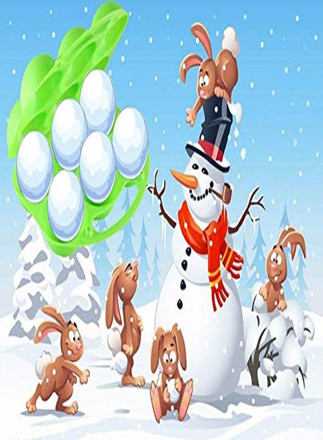 YYCRAFT 25pcs Jumbo Craft Pom Pom,3" Pom Pom Balls for DIY Creative Crafts Decorations,Indoor Snowball Fight(White) - Image 4