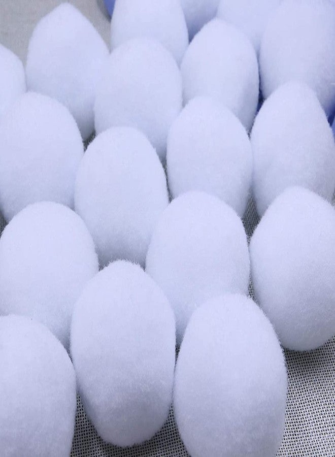 YYCRAFT 25pcs Jumbo Craft Pom Pom,3" Pom Pom Balls for DIY Creative Crafts Decorations,Indoor Snowball Fight(White) - Image 1