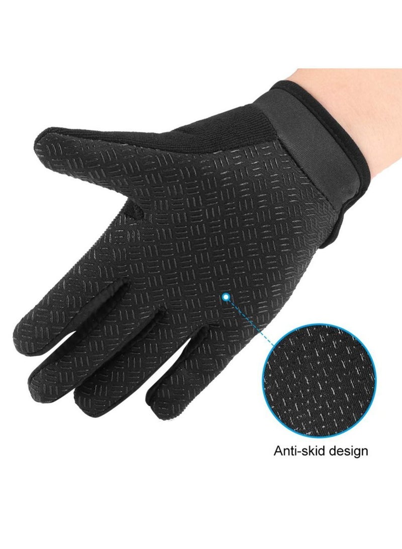 Y&D SYOSI Kids Cycling Gloves, Fishing Gloves Boys Sport Climbing Breathable Anti Slip Full Finger for Outdoor Sports (Green) - Image 5