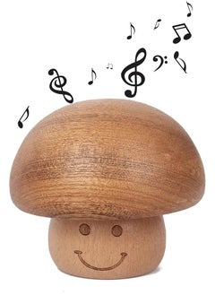 erorex Castle In The Sky Mechanism Music Box Cute Mini Mushroom Vintage Wood Carved Musical Gift For Birthday Valentine'S Day  - Image 1
