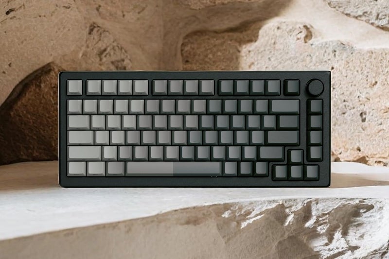 dagaladoo Double Shot PBT keycaps for Mechanical Keyboard,Shine Through keycap Cherry Profile,Gradient Grey,Side Printed Keyboard caps for Mechanical Gaming Keyboards(121key,only keycaps) - Image 5