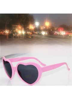 TikTok Inspired Heart Effect Sunglasses Love Love special effects gray film