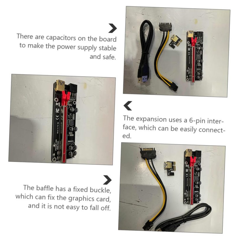 Pcie 1x To 16x Extender Riser Card 6 Sets With Simple Installation - Image 4