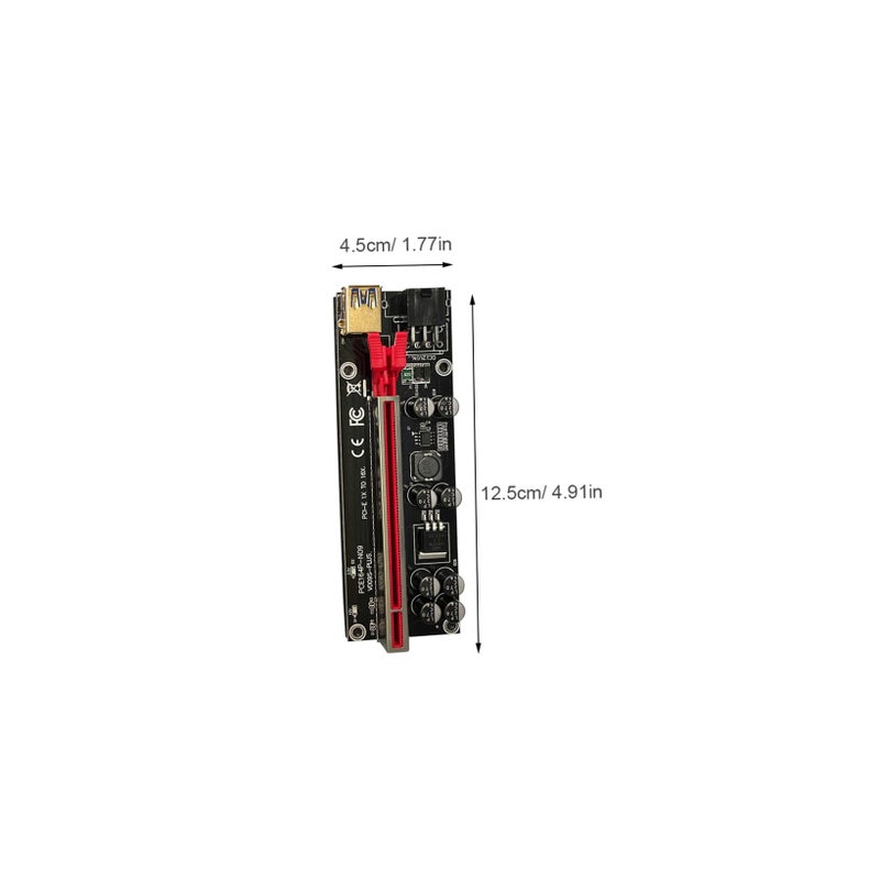 Pcie 1x To 16x Extender Riser Card 6 Sets With Simple Installation - Image 3