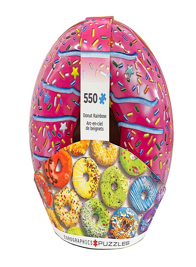يورو جرافيكس لغز قوس قزح الدونات من يوروجرافيكس، مكون من 550 قطعة - Image 1