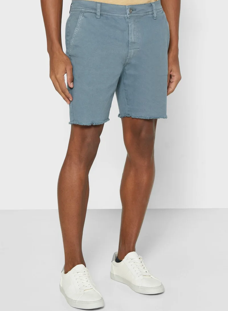 Cotton On Raw Hem Chino Shorts