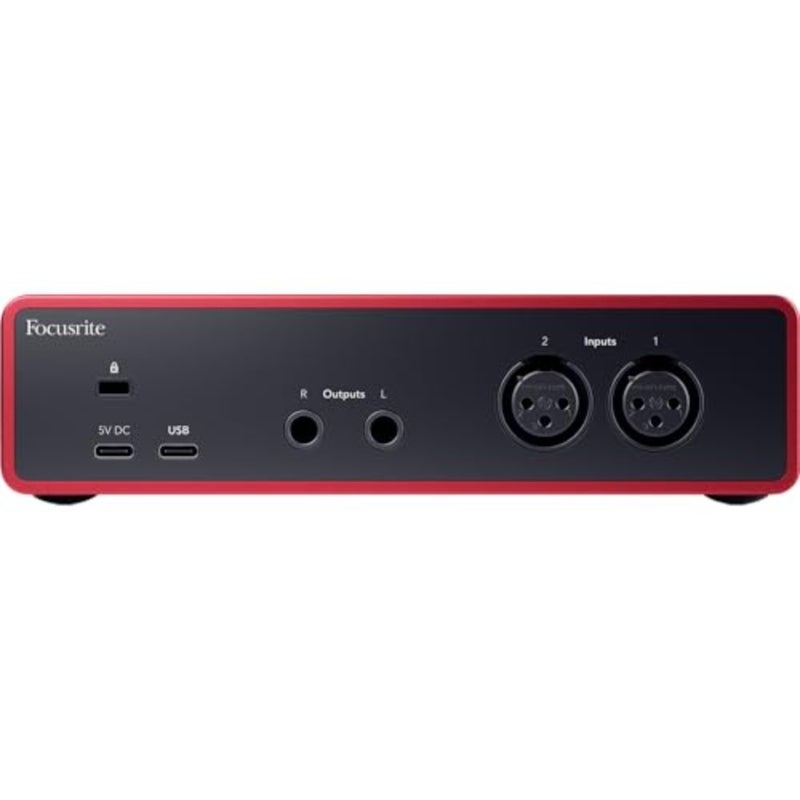 Focusrite Scarlett 2i2 4th Gen USB Interface with Software Suite Bundle With HandA 10' XLR Cable - Image 4