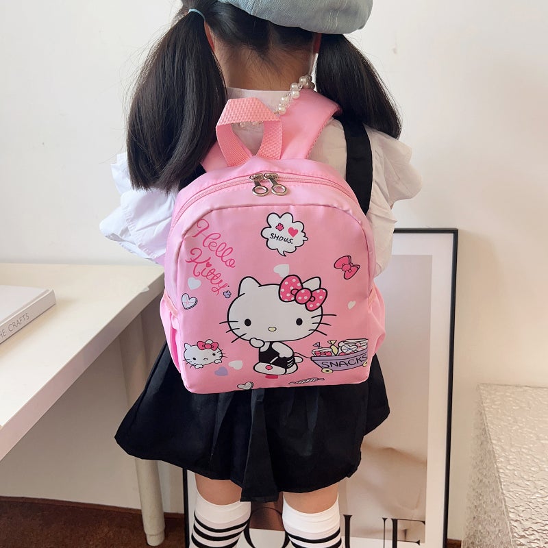Cute Cartoon Kids Backpack for Girls 1-6 Years Pink 