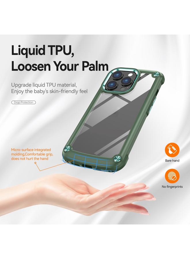 اس-توب جراب لهاتف iPhone 14 مصنوع من مادة TPU + PC لحماية العدسات - Image 3