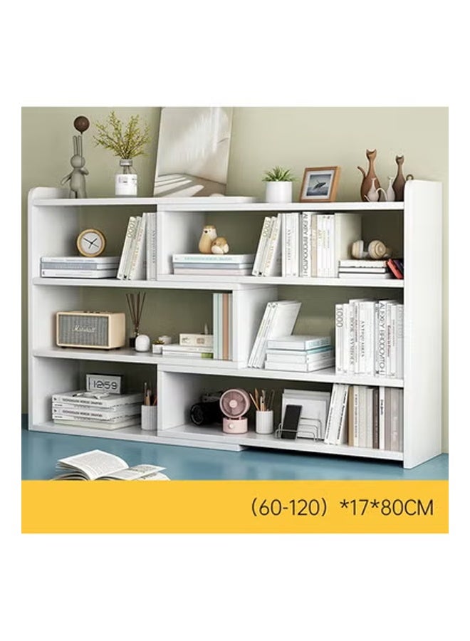 keke Adjustable Desktop Bookshelf with 90 Degree Rotation Multi Color Desk Storage Organizer for Home Office and Dormitory - Image 2