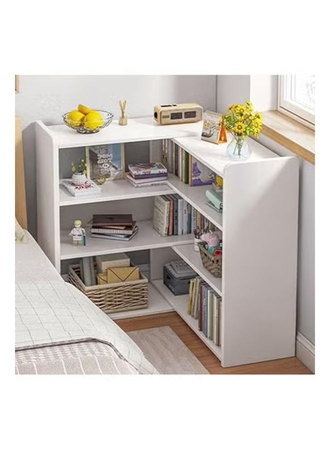 keke Adjustable Desktop Bookshelf with 90 Degree Rotation Multi Color Desk Storage Organizer for Home Office and Dormitory - Image 3