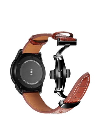 Tan Bamboo Black Buckle
