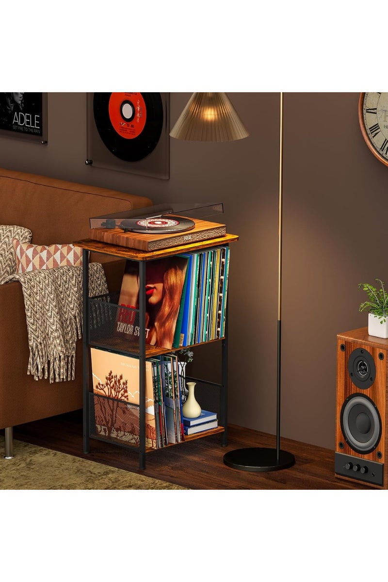 Echo Audio Turntable Stand - 3 Tier, LP Collection Organizer - Image 3