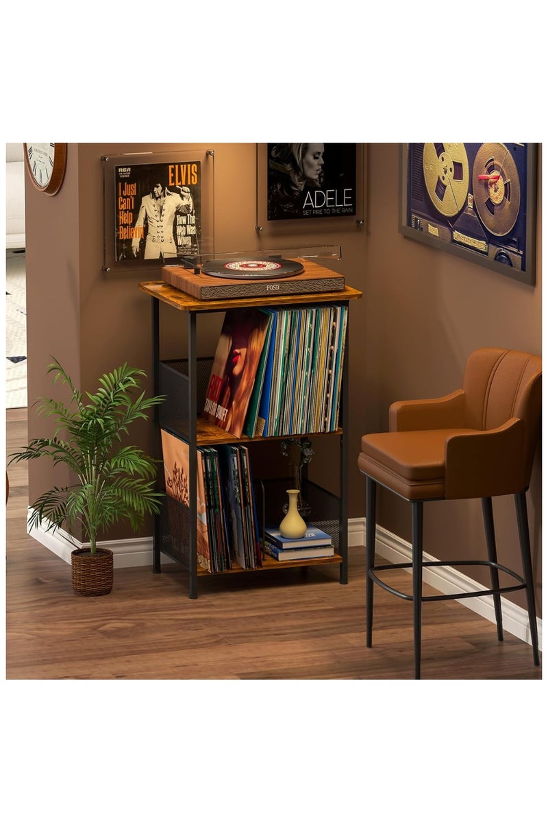 Echo Audio Turntable Stand - 3 Tier, LP Collection Organizer - Image 5