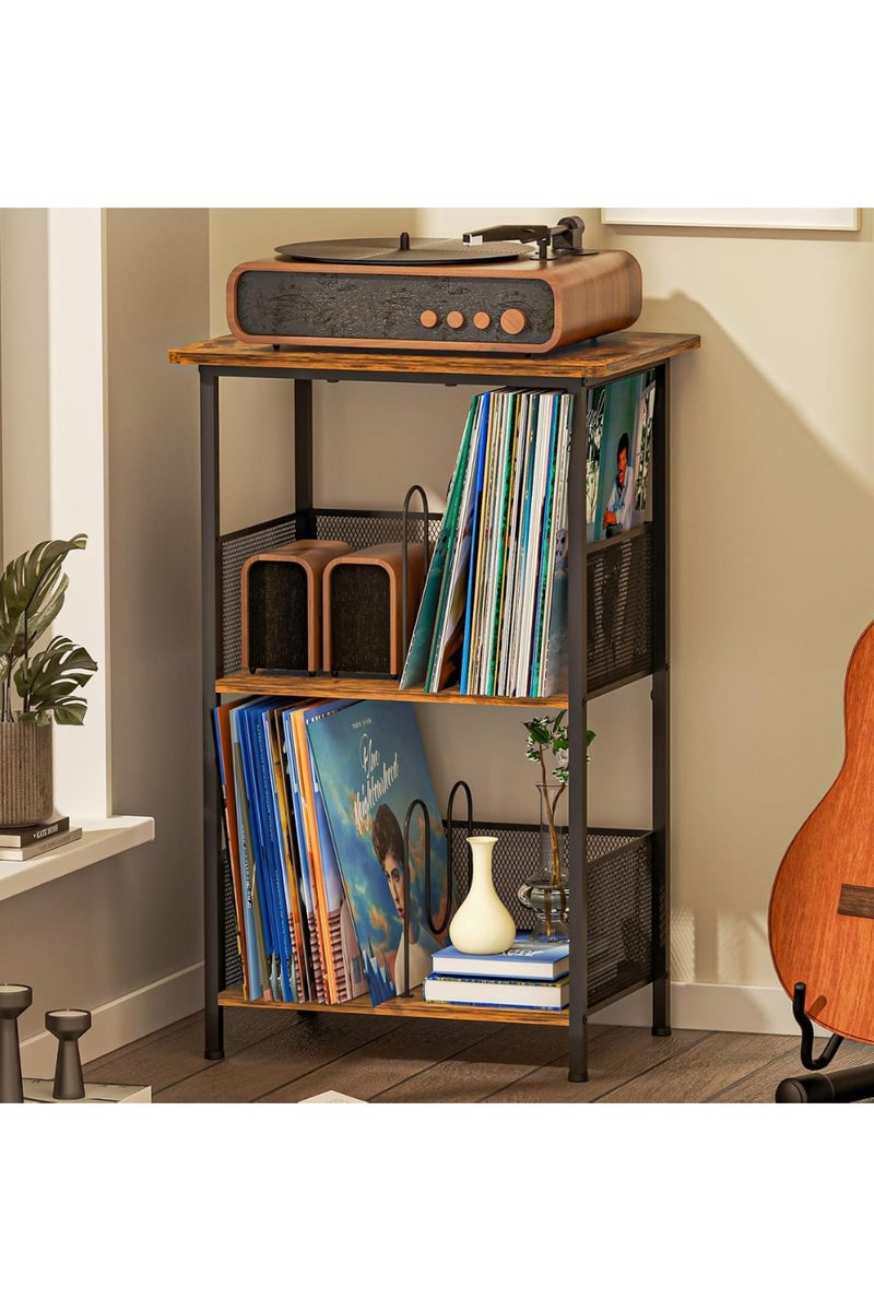 Echo Audio Turntable Stand - 3 Tier, LP Collection Organizer - Image 4