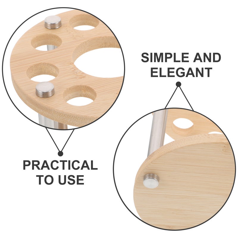 Incense Tube Display Rack Multi-Functional Holder for Hairpins and More Space-Saving for Home Desk Vanity Aromatherapy and Yoga - Image 2