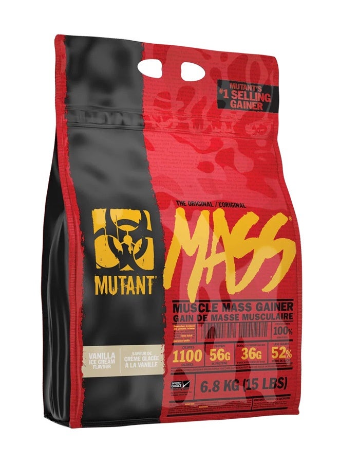 Mutant Mass Muscle Gainer, Vanilla Ice Cream 15lb