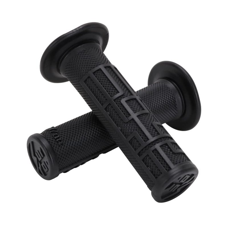 Generic Runfarr 1 Pair Motorcycle Handlebar Grips,Motorcycle Handle Bar Hand Grips Non-slip for Electric Bike Sur Ron Light Bee S/X-Black  - Image 2