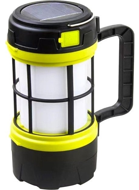 Powermaster F-910-B Rechargeable Solar Camping Flashlight Yes LED Professional Flashlights White  - Image 2