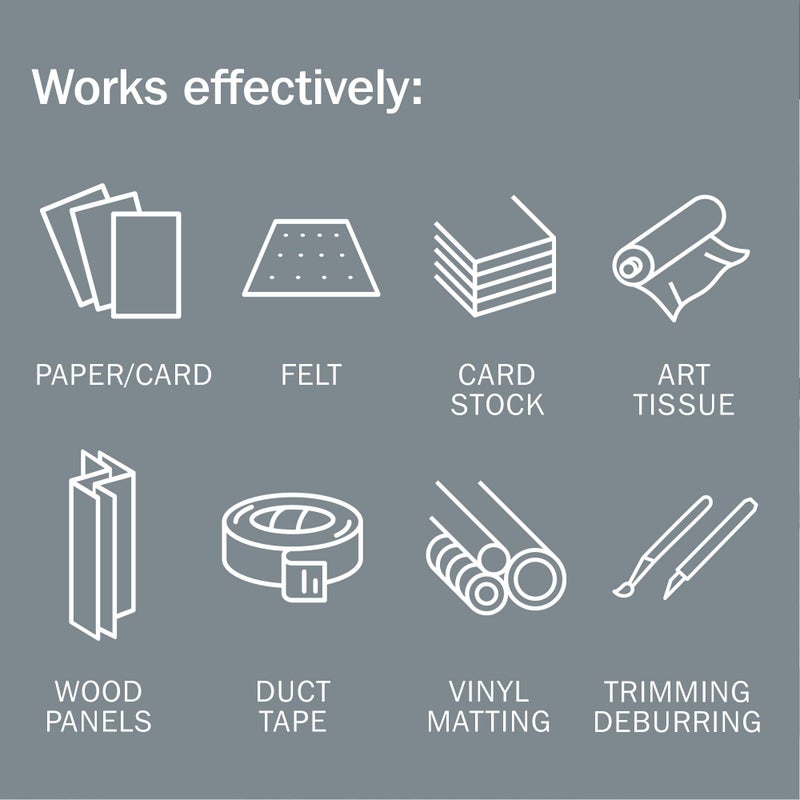 Slice 10518 Craft Knife, Finger-Friendly Edge, Safer Choice, Never Rusts, Lasts 11x Longer Than Steel, Precision Cutting (1 Pack) - Image 4