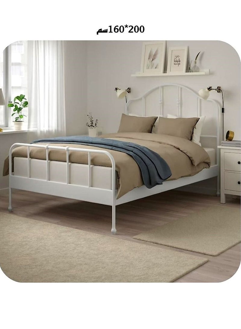 Living Steel Bed With Thick Steel Base 200*160*115cm  - Image 1