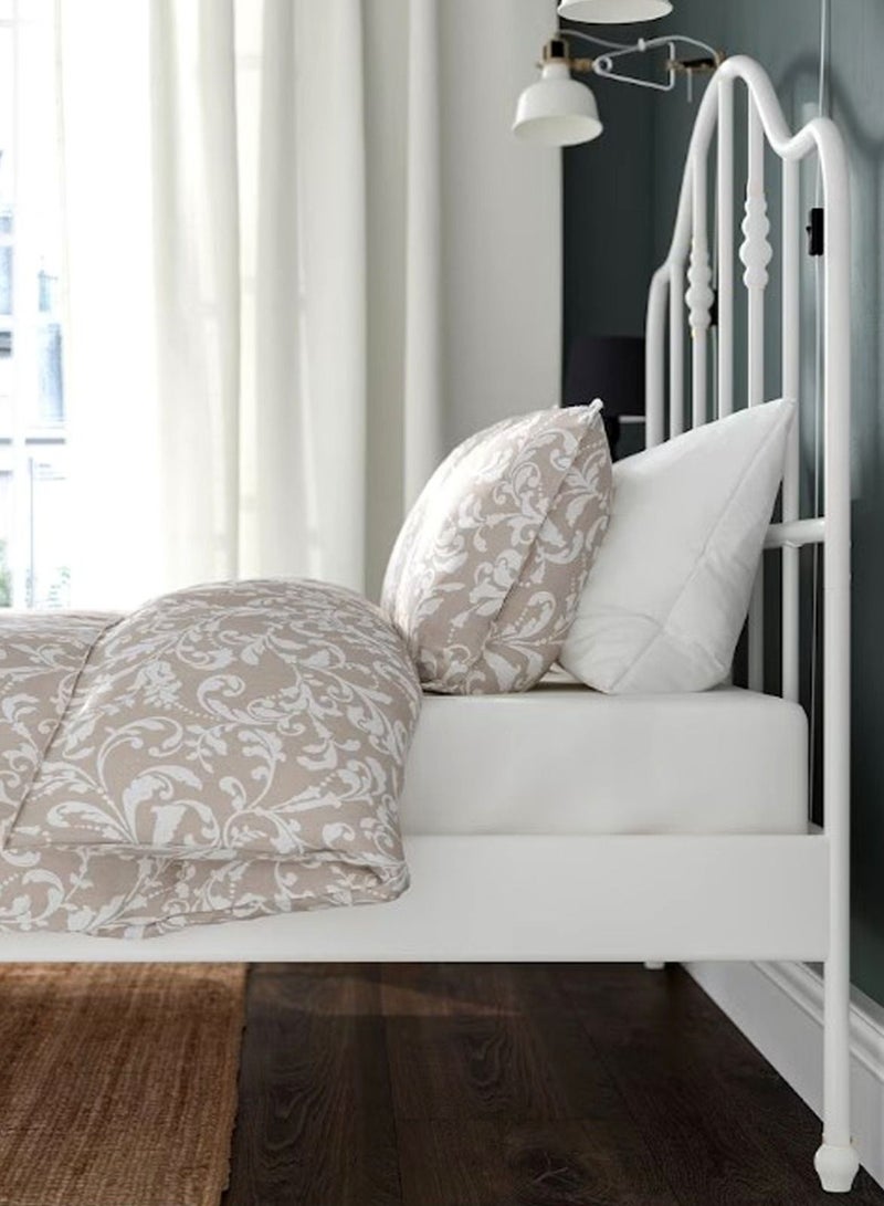 Living Steel Bed With Thick Steel Base 200*160*115cm  - Image 3