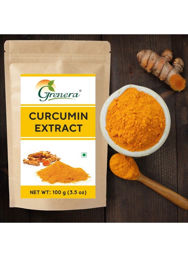 Grenera Pure Curcumin Extract Powder (Superior Turmeric Extract, 95% Curcuminoids) Immune & Joint Support, 100 grams - Image 5