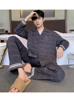 Cotton Pajamas Men's Oversized Loose Long Sleeved High-End Home Suit Set - pzsku/ZFFAAE09154E10C78C452Z/45/_/1733816060/49bfba2c-ea6c-4188-8fa0-6dd95923e55d