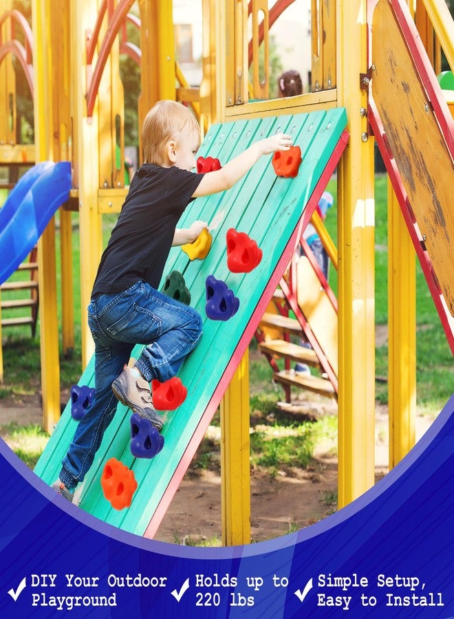 Arrowbash مجموعة ملحقات ملعب أروباش المكونة من 16 قطعة، مجموعة معدات ملعب بلاستيكية للقراصنة، مجموعة لعب سفينة بلاستيكية للقراصنة في الفناء الخلفي مع عجلة قيادة السفينة، منظار، مقابض أمان، مقابض تسلق الصخور (أزرق) - Image 5