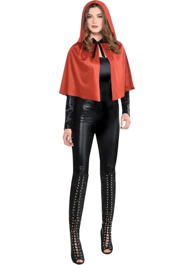 Amscan Reversible Red Riding Hood Cloak Halloween Accessory For Women - Image 1