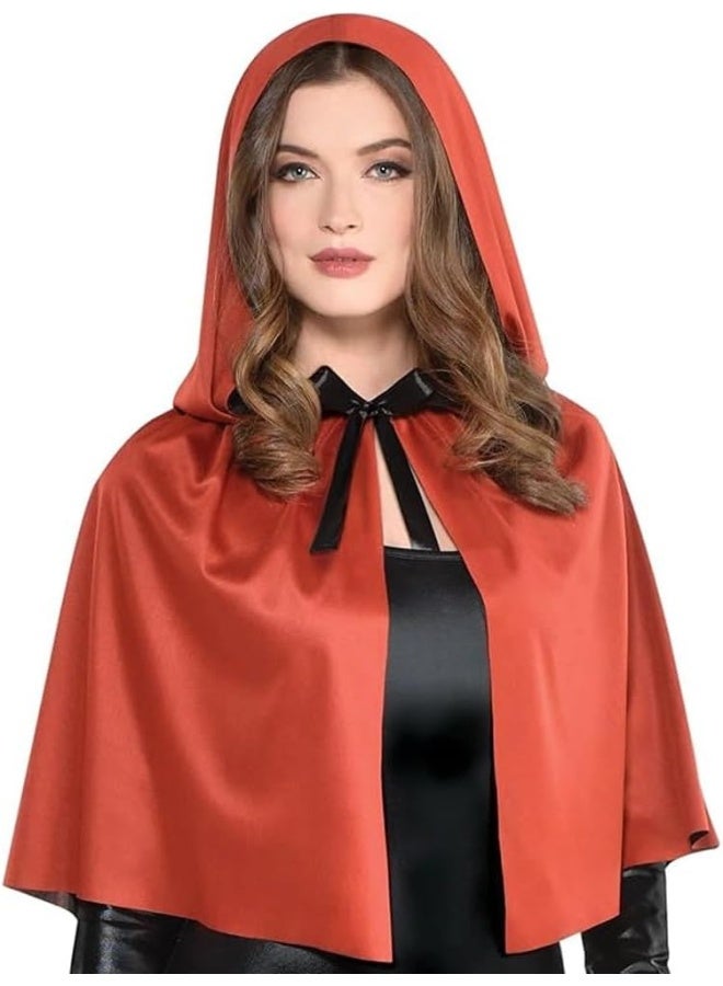 Amscan Reversible Red Riding Hood Cloak Halloween Accessory For Women - Image 2