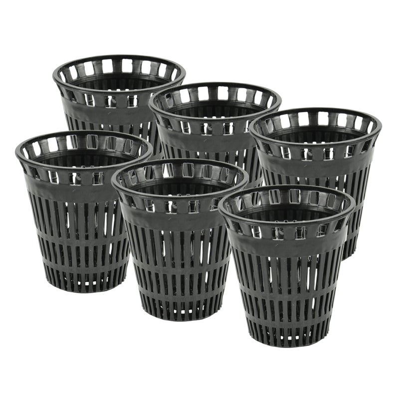 Danco 10739P Catcher Replacement Baskets for StandAlone Shower Trap Hair Drain Clog Prevention Pack of 6 Black