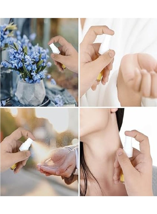 Empty Clear Plastic Reusable Refillable Mist Sprayers with Squeeze Cap Suitable for Perfume, Essential Oils, Detergents, and Travel, 20 Count, 30ml - Image 5