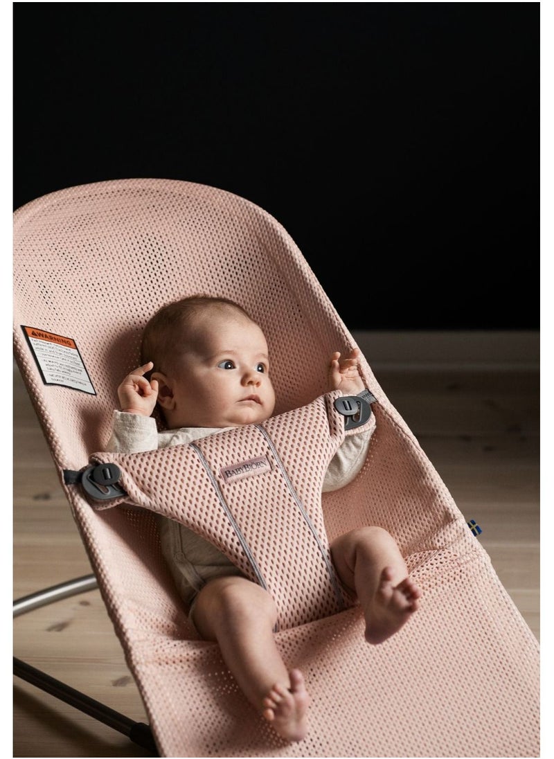BABYBJORN - Bouncer Bliss, Mesh - Pearly Pink - Image 1