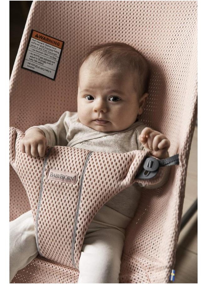 BABYBJORN - Bouncer Bliss, Mesh - Pearly Pink - Image 1