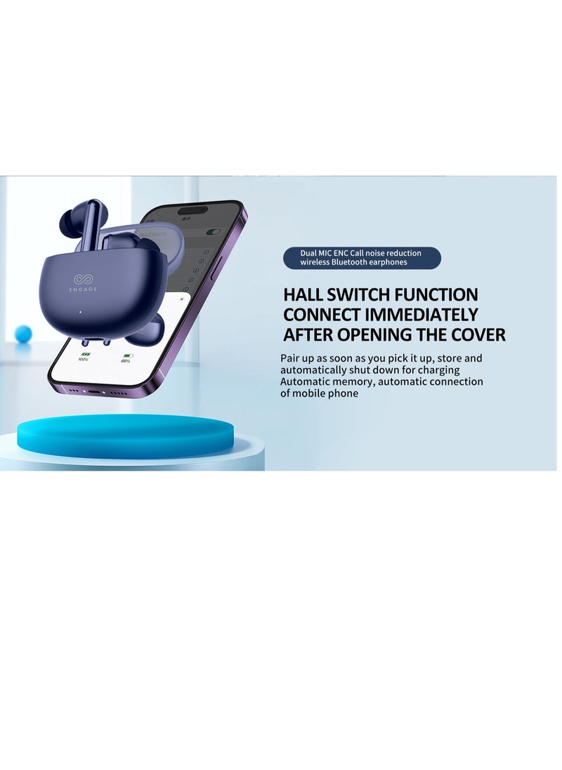 Engage - Sound your style with Engage PODS E86A Bluetooth Dark Blue - Image 1