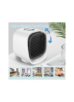 Generic Portable Air Conditioner,USB Powered Air Cooler Fan,300 ML Mini Air Conditioner with 3 Speed Modes Desk Fan with 7 Colors LED Light,with Air Filter for Home, Bedroom  - Image 3